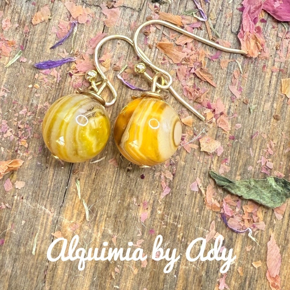 Alquimia Yellow Gold Earrings